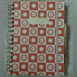 Inspirational Sun and Moon Notebook with Pen